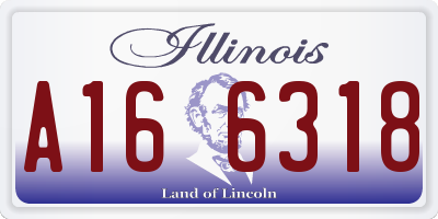 IL license plate A166318