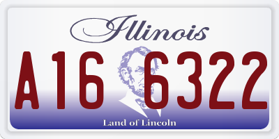 IL license plate A166322