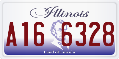 IL license plate A166328