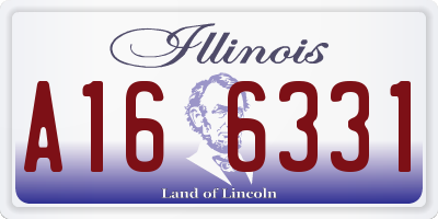 IL license plate A166331