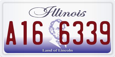 IL license plate A166339