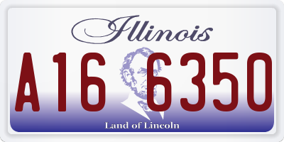 IL license plate A166350