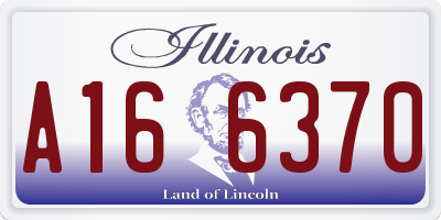 IL license plate A166370