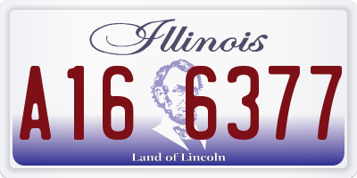 IL license plate A166377