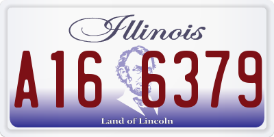 IL license plate A166379