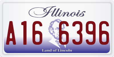 IL license plate A166396