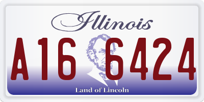 IL license plate A166424