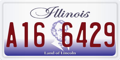 IL license plate A166429