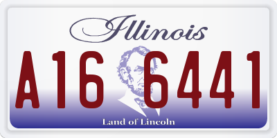 IL license plate A166441