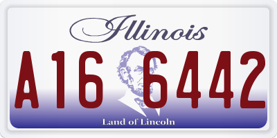 IL license plate A166442