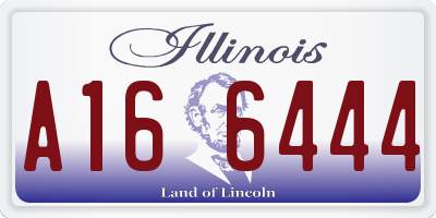 IL license plate A166444