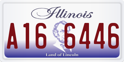 IL license plate A166446