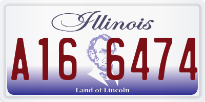 IL license plate A166474