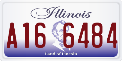 IL license plate A166484
