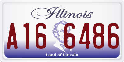 IL license plate A166486