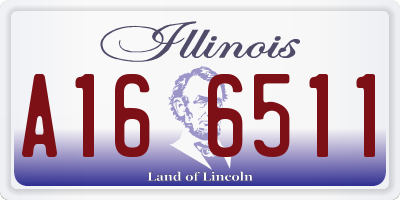 IL license plate A166511