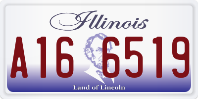 IL license plate A166519