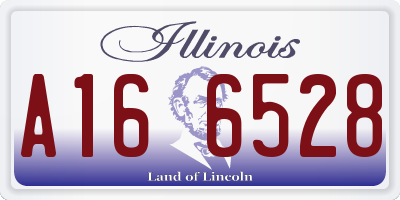 IL license plate A166528