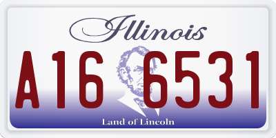 IL license plate A166531