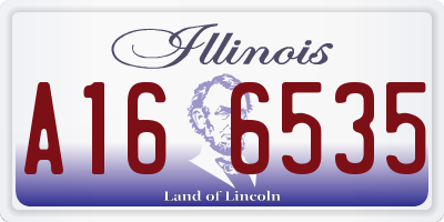 IL license plate A166535