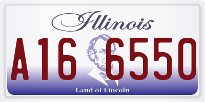 IL license plate A166550