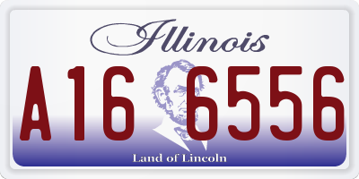IL license plate A166556