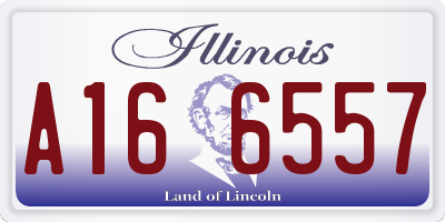 IL license plate A166557