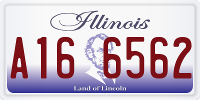 IL license plate A166562