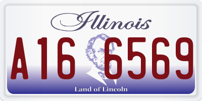IL license plate A166569