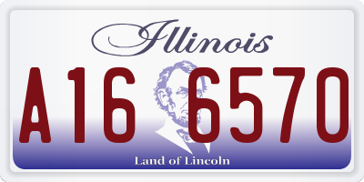 IL license plate A166570