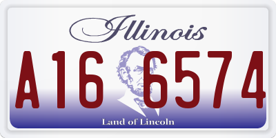 IL license plate A166574