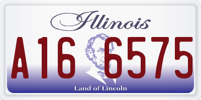 IL license plate A166575