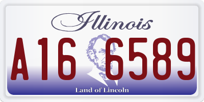 IL license plate A166589