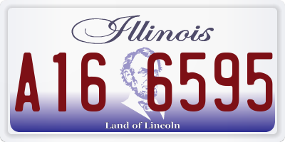 IL license plate A166595