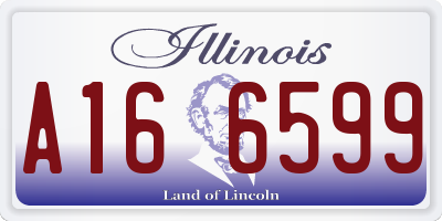 IL license plate A166599
