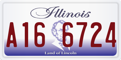 IL license plate A166724