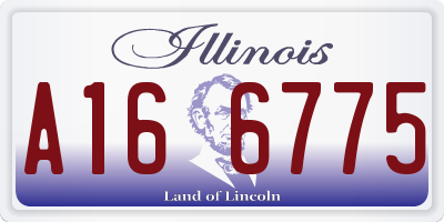 IL license plate A166775
