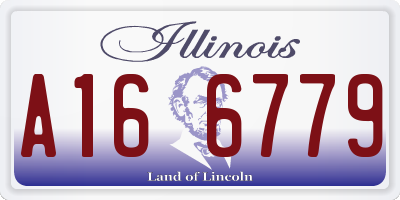 IL license plate A166779