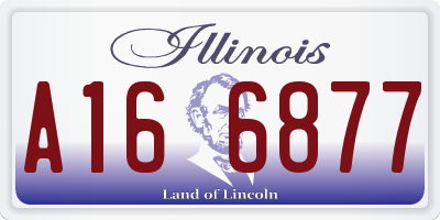IL license plate A166877
