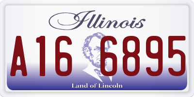IL license plate A166895