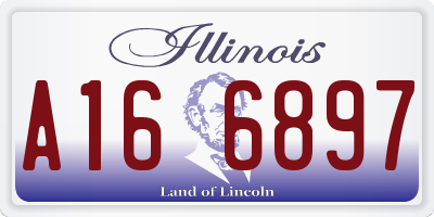 IL license plate A166897