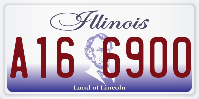 IL license plate A166900