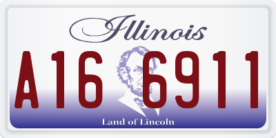 IL license plate A166911
