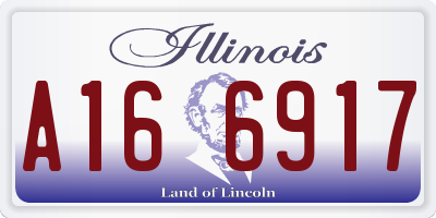 IL license plate A166917