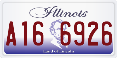 IL license plate A166926