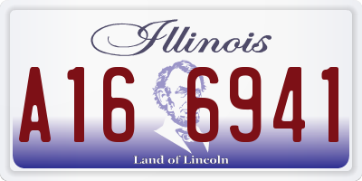 IL license plate A166941