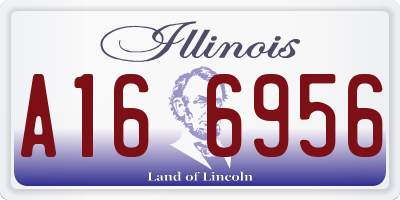 IL license plate A166956
