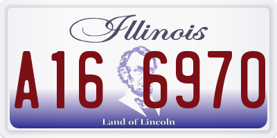 IL license plate A166970