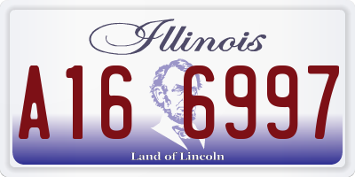 IL license plate A166997