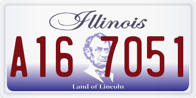 IL license plate A167051